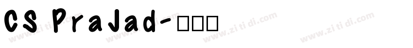 CS PraJad字体转换